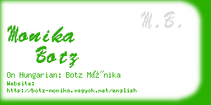 monika botz business card